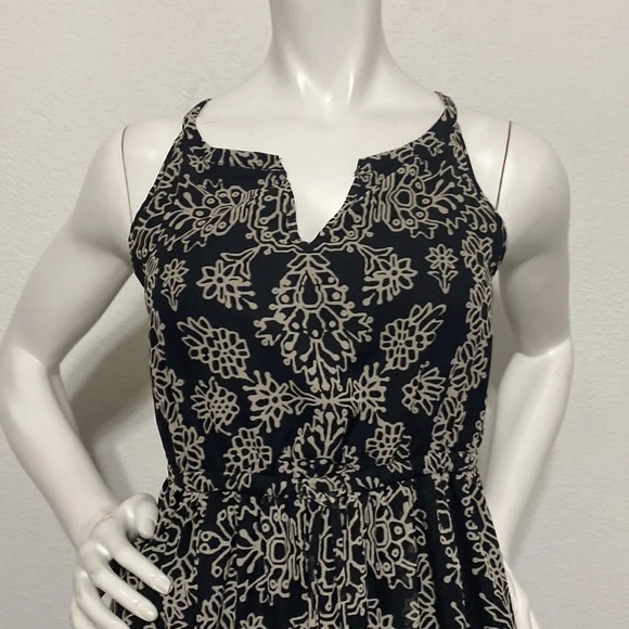 Liz Lange Target Maternity Maxi Dress Black White Floral Size XS - Picture 5 of 12